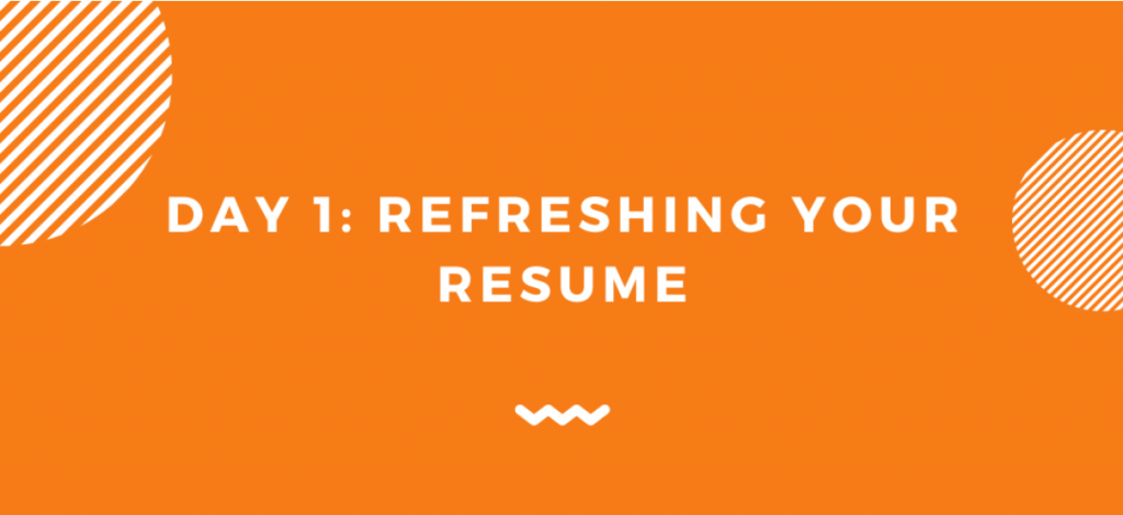 2021 Job Seekers Playbook: Step 1, Refreshing Your Resume